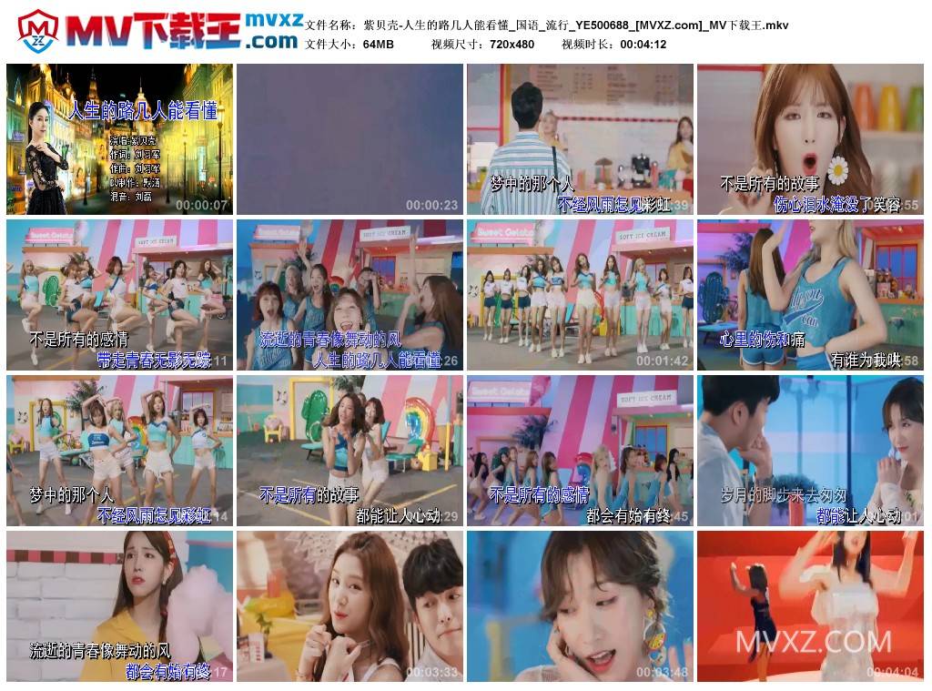 紫贝壳-人生的路几人能看懂_国语_流行_YE500688